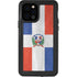 Dominican Republic Flag Distressed iPhone 12 Pro Waterproof Case